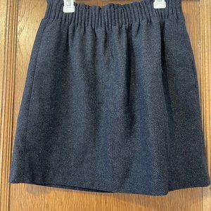 J. Crew heather grey mini skirt